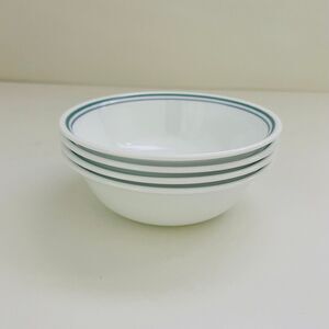 CORELLE Country Cottage 18 oz Glass Cereal/Soup Bowls (Set of 4)